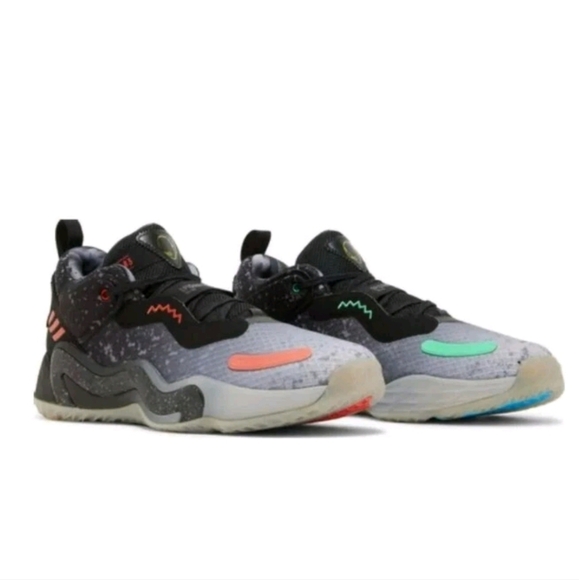 new Adidas men shoes XBOX sneakers GW3647 D.O.N Issue 3 GCA grey 9M / 10W $100 - Picture 1 of 4